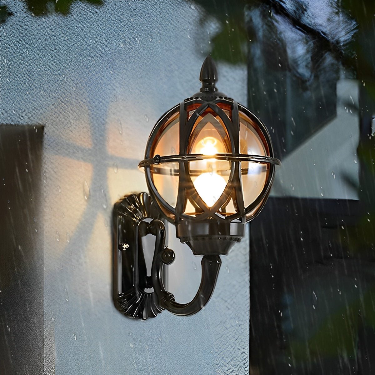 Waterproof Vintage Bird's Nest Outdoor Wall Lights Lantern 0
