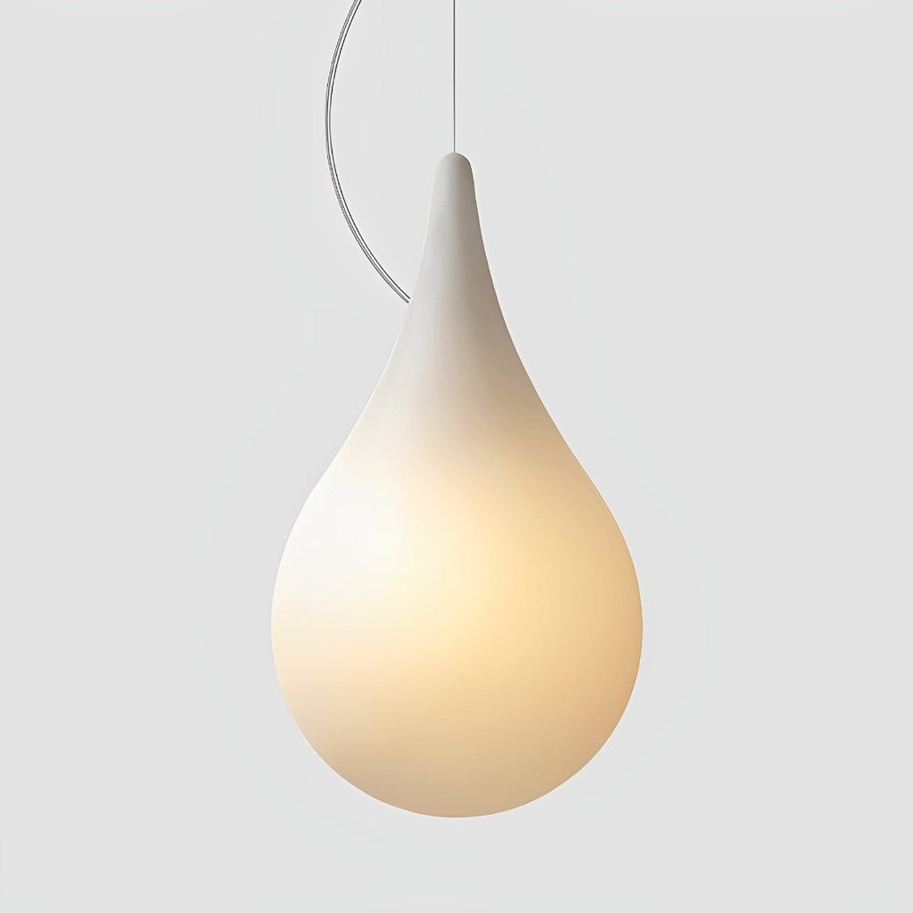 Water Drop Outdoor Pendant Light – white background studio shot with cord detail