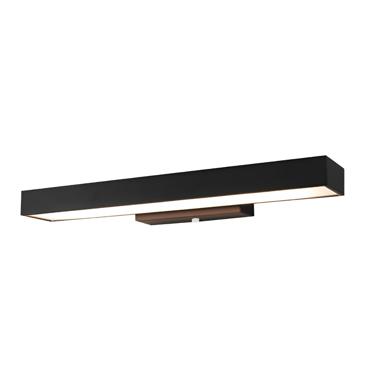 Rectangular Motion Sensor Outdoor Wall Light – angled close-up, white background