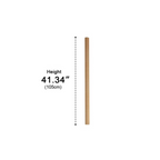 Linden Wooden LED Floor Lamp – dimensions diagram, 105 cm height