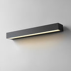 Slim Outdoor LED Wall Washer Light – mounted on a plain wall, angled view