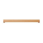 Wooden Up & Down LED Wall Light – close-up of the light strip and wood corner