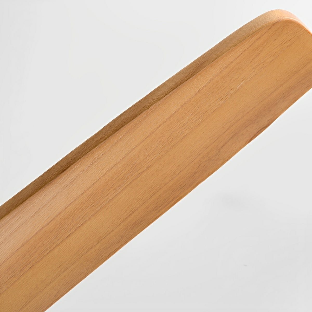 Walnut & Wood Tone Ceiling Fan with Light – close-up of a single wood blade