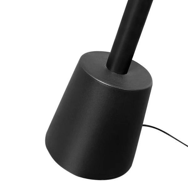 Slimline 360 LED Floor Lamp – close-up of the black conical base, white background