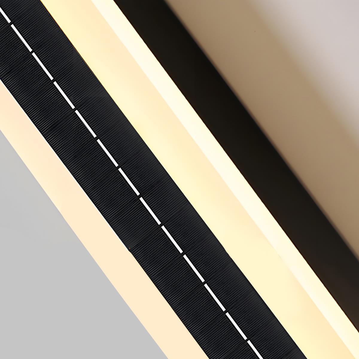 Solar LED Strip Porch Wall Light – close-up diagonal view of the lit strip