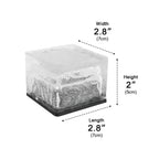 Solar Ice Brick Garden Lights – dimensions diagram, 7 cm