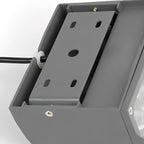 IP65 Outdoor LED Waterfall Wall Light – close-up of the rear mounting plate