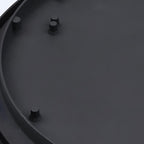 Round Outdoor LED Porch Wall Light – close-up of the rear mounting plate
