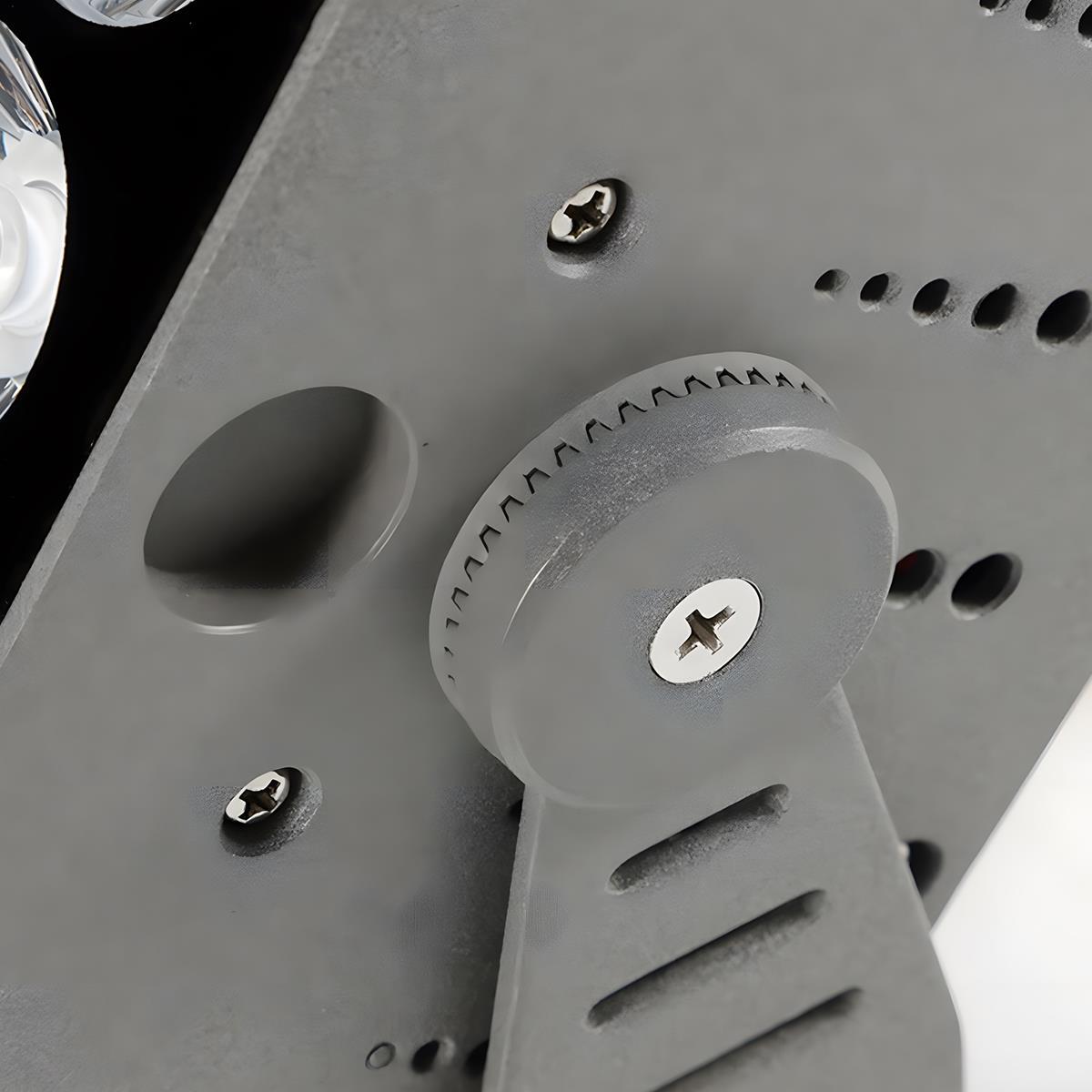 High Output Outdoor LED Spotlight – close-up of the adjustable mounting bracket
