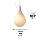 Water Drop Outdoor Pendant Light – dimensions diagram, 32 cm height